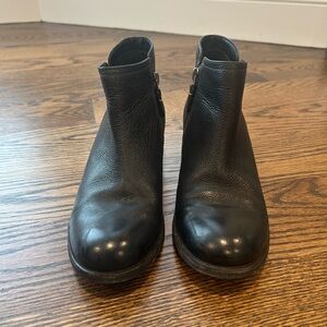 Clarks Black Ankle Boots